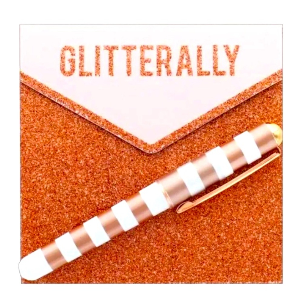♨️3/$25♨️ Lady Jayne Ltd Embellished Matchbook Notepad and Pen Set GLITTERALLY